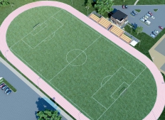 стадион в с. Марфино сельского поселения Федоскинское.